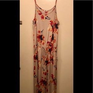 Apricot and floral jumper,perfect for hot  weather